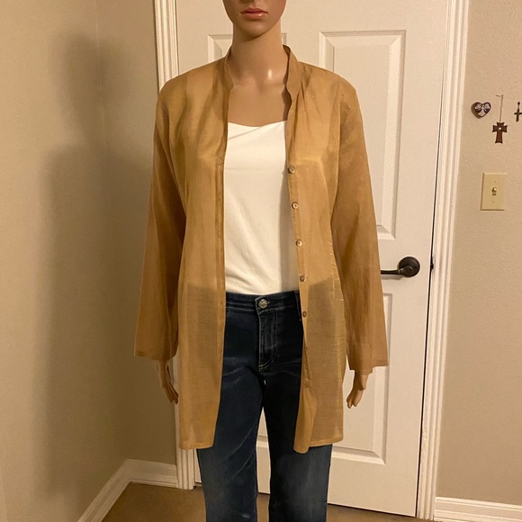 Eileen Fisher Tops - Eileen Fisher Metallic Top